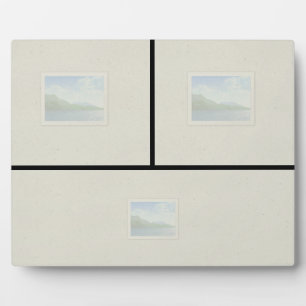 8x10 Tabletop Plaque - 3 Images Bottom Pano