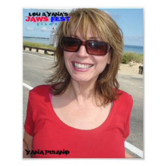 8X10 "YANA IN RED" PHOTO PRINT