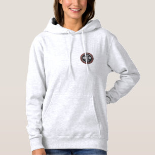 [900] Ancient Celtic Sacred Silver Knot Cross Hoodie