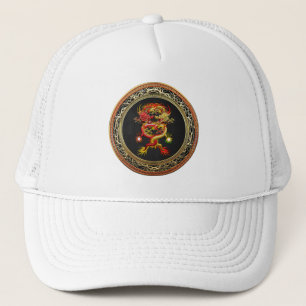 [900] Red and Yellow Dragons Trucker Hat