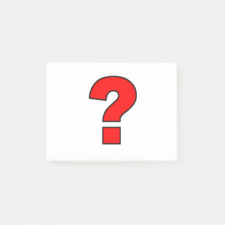 900px-REd_question_mark with white border Post-it Notes