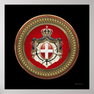 [901] Order of Malta - SMOM Coat of Arms Poster