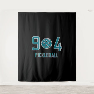 904 Pickleball Teal   Tapestry