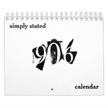 906 Calendrier simplement indiqué