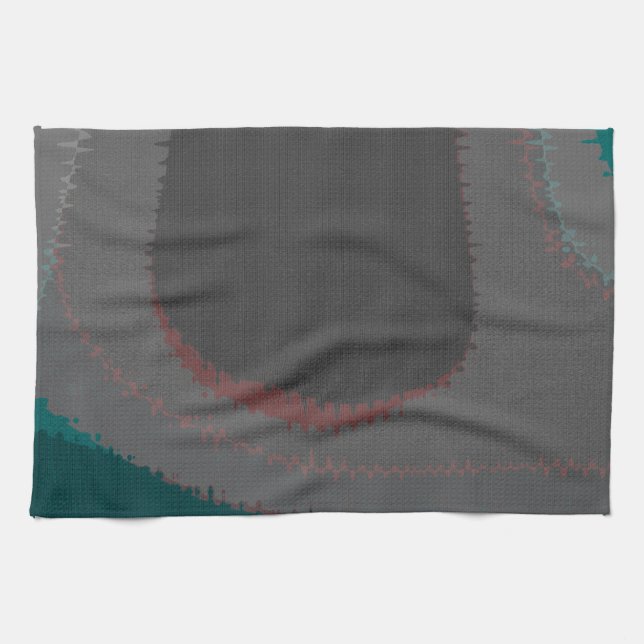 906 The World Is Abstract Kitchen Towel (Horizontal)