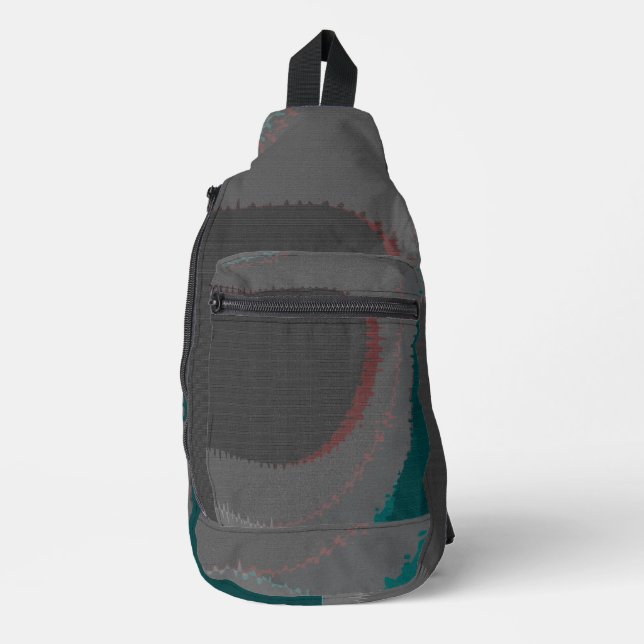 906 The World Is Abstract Sling Bag (Front)