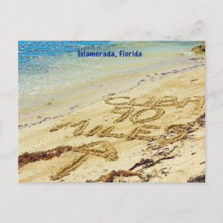 90 miles to Cuba Islamorada Florida Keys Postcard