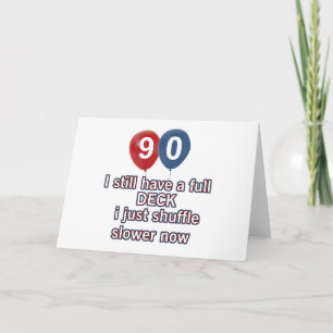 90 year anniversary designs card