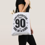 90 Year Old Gifts Vintage 1935 Limited Edition  Tote Bag<br><div class="desc">The "Vintage 1935 Made in 1935 90th Birthday 90 Years Old" design is a perfect gift for your brother, sister, or friends who are turning 90. Celebrate your special 90th birthday with this awesome gift. It's also a great present for your husband, wife, dad, or mom on their 90rd birthday,...</div>