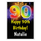 90e anniversaire Arc-en-ciel coloré extra grand bo