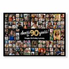 90e anniversaire Black Gold 100 Photo Collage