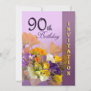 90e anniversaire invitation