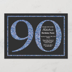 90e anniversaire Invitation Tableau de bord de la 