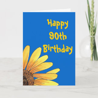 90e carte d'anniversaire