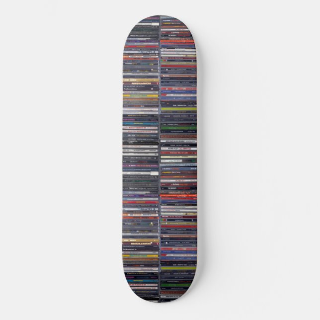 90's & 2000's Hip Hop Classic CD's Photo Skateboard (Front)