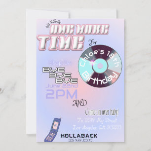 90s/2k Pop Birthday Invitation