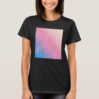 90s Aesthetic - Pink Blue Abstract Graphic Premium T-Shirt