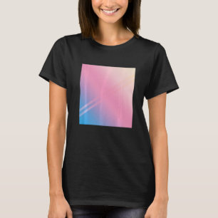 90s Aesthetic - Pink Blue Abstract Graphic Premium T-Shirt