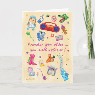 90s Baby Birthday Card