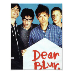 90s Blur Britpop Era Poster