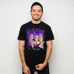 90's bootleg rap tee custom photo T-Shirt<br><div class="desc">Step back in time and unleash your nostalgia with our "90's Bootleg Rap Tee Custom Photo shirt." Designed for those who appreciate the raw, iconic vibes of vintage bootleg tees, this hoodie offers more than just style—it's an experience. Whether you're reliving the golden era of bootleg hip hop shirts or...</div>