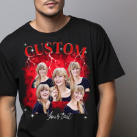 90's bootleg rap tee custom photo T-Shirt
