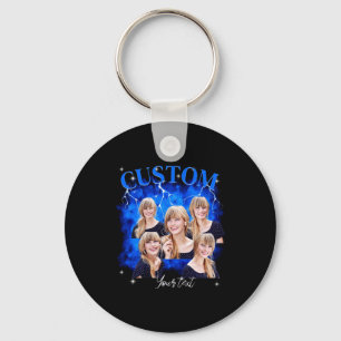 90s Bootleg Rap Tee Photo Keychain