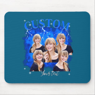 90s Bootleg Rap Tee Photo  Mouse Pad