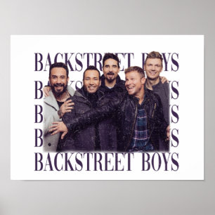 90s Boy Band Vintage Style Poster