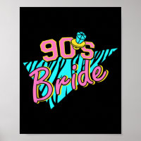 90s Bride Bridesmaid Retro Matching Bachelorette P