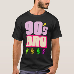 90s Bro 1990s Music  Theme Party Vinyl Nineties T-Shirt