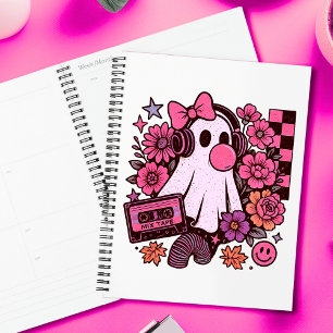 90s Bubblegum Aesthetic Retro Ghost Girl Halloween Planner