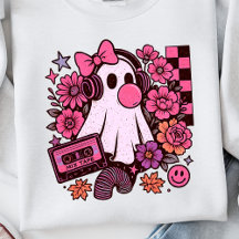 90s Bubblegum Aesthetic Retro Ghost Girl Halloween