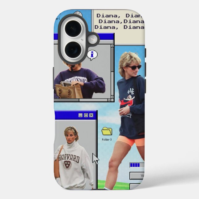 90's Diana Case-Mate iPhone Case (Back)