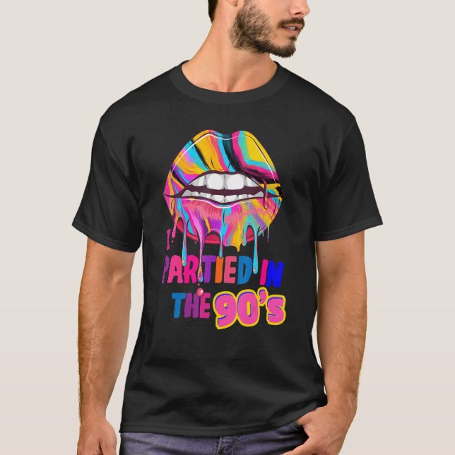 90s For Women Rave Outfit & 90s Festival Costume T-Shirt (Front)