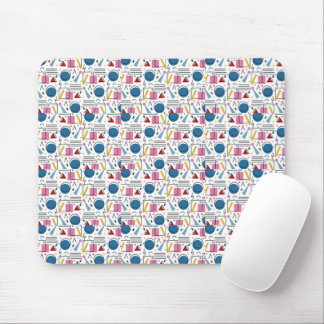 90s Geometric shapes Mouse Pad