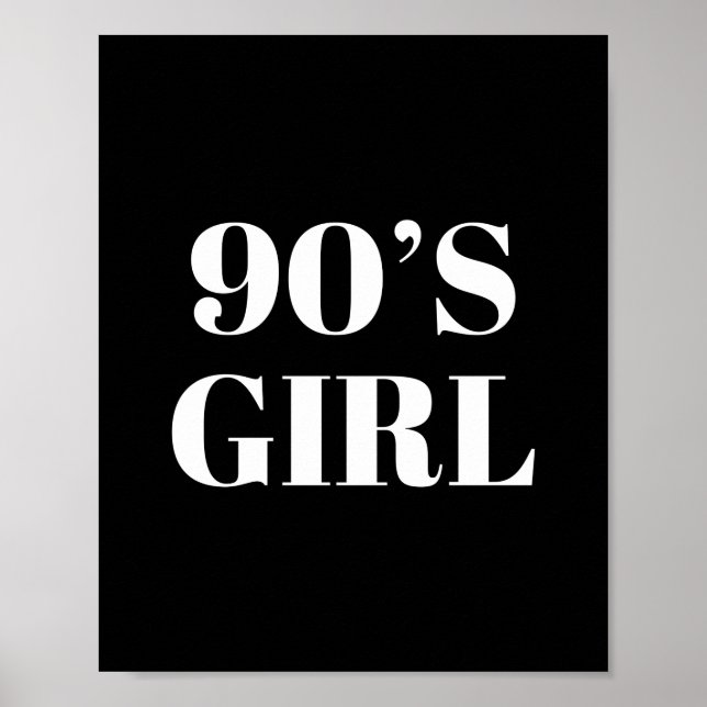 90's Girl Poster (Front)