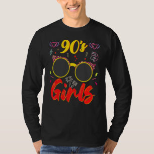 90s Girls Retro 90s Fashion Leopard Print Sunglass T-Shirt