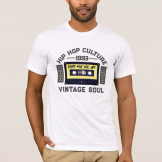 90'S HIP HOP CULTURE CASSETTE GRAPHIC T-Shirt