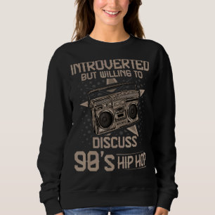 90s Hip Hop Gangster Rap Clothing Old School Ret Sweatshirt