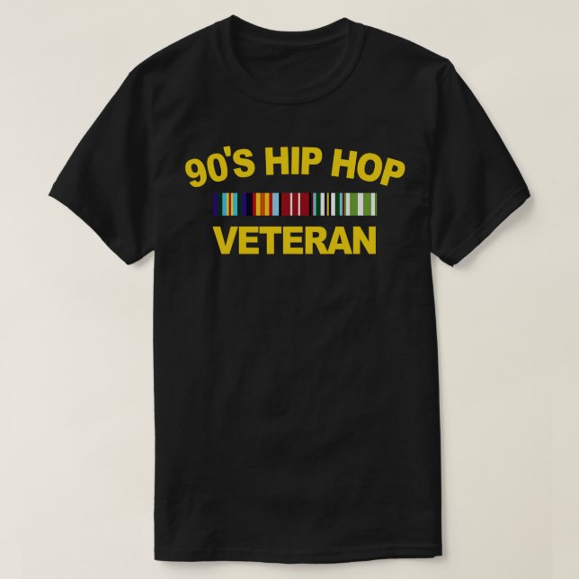 90s Hip Hop Veteran Kids Long Sleeve TShirt (Design Front)