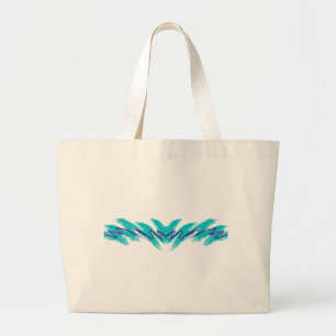 90s jazz large tote bag