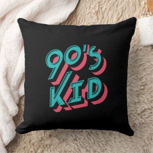 90's Kid Throw Pillow