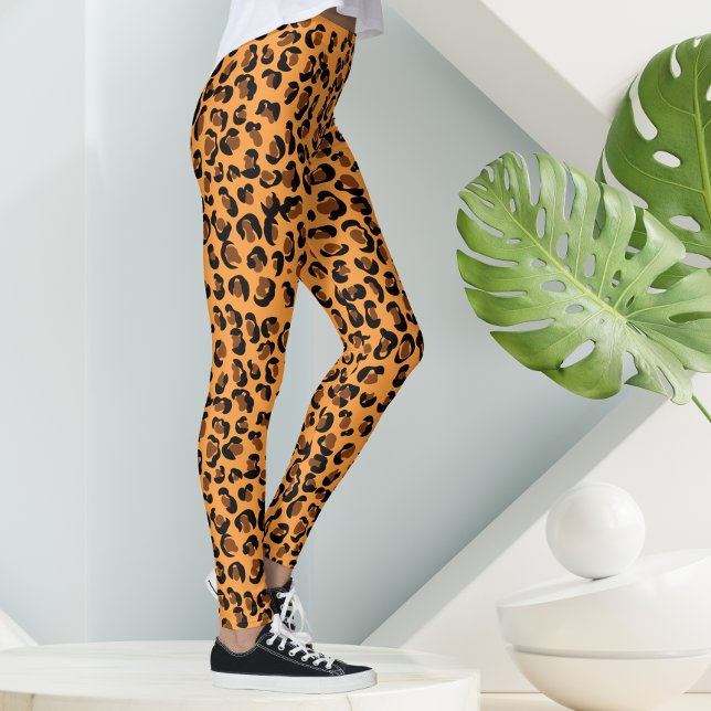 90s Leopard Safari Print Leggings (Creator Uploaded)