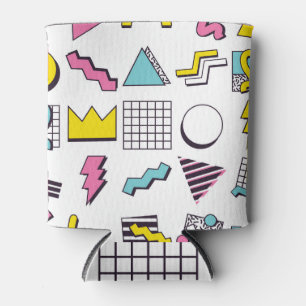 90's Memphis: Pop Design Elements. Can Cooler