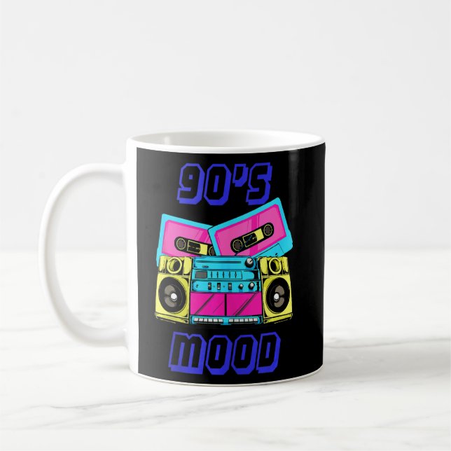 90's Mood Retro Vintage  Coffee Mug (Left)