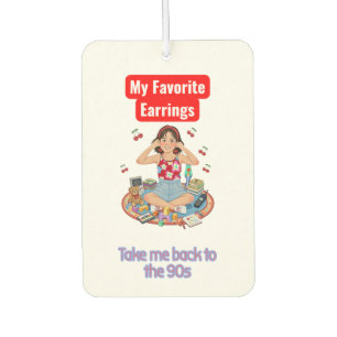 90s Nostalgia girl  Air Freshener