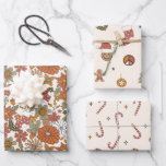 90s Nostalgia Retro Groovy Christmas Wrapping Paper Sheet<br><div class="desc">Transport yourself back to the golden days of yesteryear with our 70s, 80s & 90s Nostalgic Retro Christmas Wrapping Paper. This enchanting design evokes the timeless charm of vintage holiday celebrations, featuring groovy motifs that everyone is sure to love and enjoy! Crafted with high-quality materials, our wrapping paper adds a...</div>