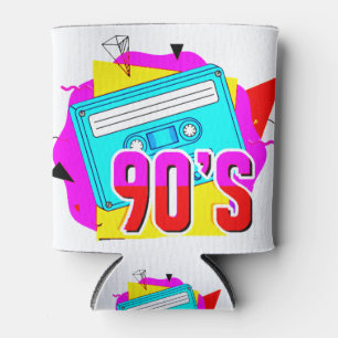 90s Old School Vibes Shirt Designs Gift Can Cooler