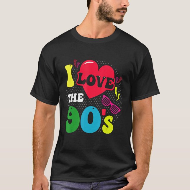 90s Outfit Women Men Costume Party I Love The 80s  T-Shirt (Front)
